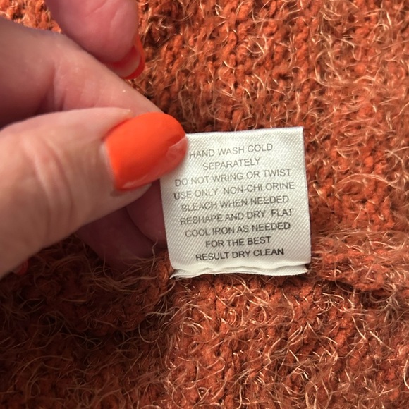 Olive & Oak Fuzzy Rust Cardigan - Picture 6 of 6